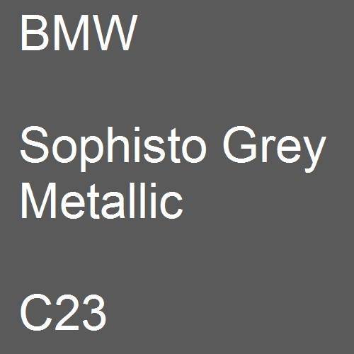 BMW, Sophisto Grey Metallic, C23.